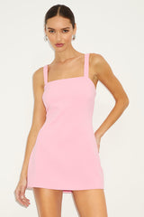 Chayan Pink Sleeveless Skort Romper