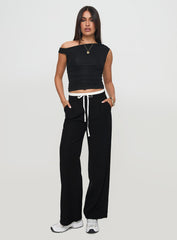 Burna Pants Black
