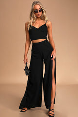 Out Tonight Black Two-Piece Jumpsuit